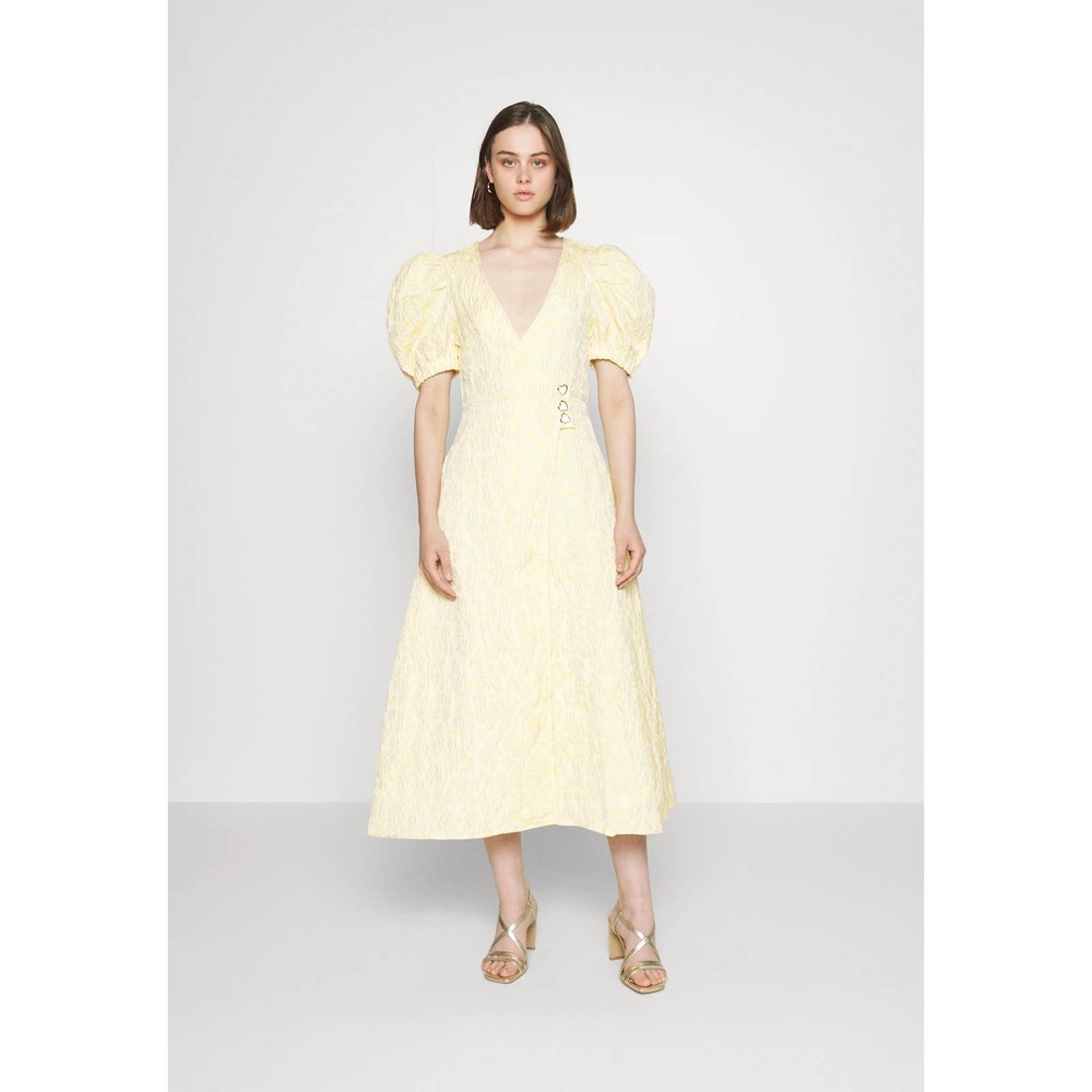 Sister Jane Zest Jacquard Wrap Dress size small
